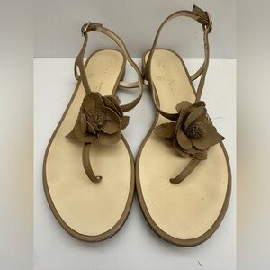 Chanel Interlocking CC Logo Leather T-Strap Sandals
Women's Sz 38